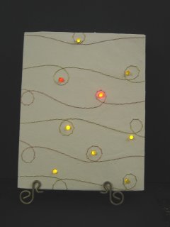 Journal with LEDs - Ruth Ann Howden
